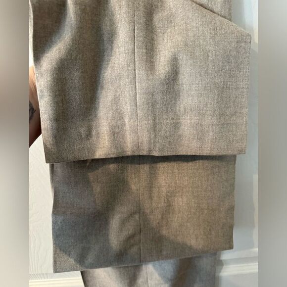 Lafayette 148 Rivington Finite Wool Cashmere Pants Mocha Melange Size 2 - Picture 7 of 16